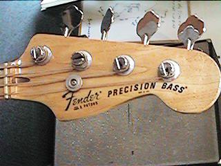 pic of Fender bass guitar